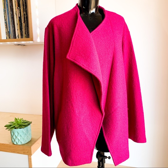 Cynthia Rowley Jackets & Blazers - CYNTHIA ROWLEY Raspberry Jacket - 2X